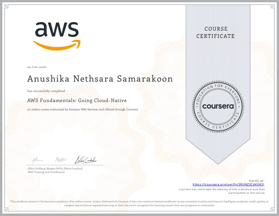 AWS Fundamentals: Going Cloud-Native