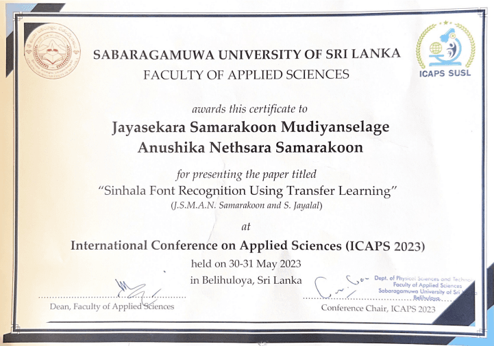 Certificate of Presentation - ICAPS 2023